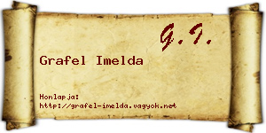 Grafel Imelda névjegykártya